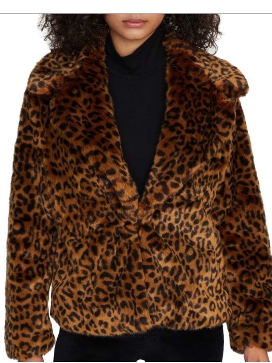 Sanctuary Wild Faux Fur Jacket - Size M